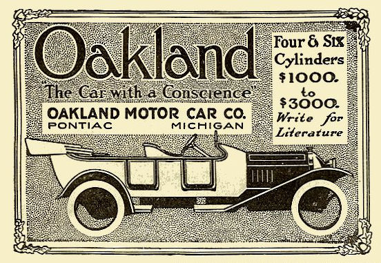 1913 Pontiac Auto Advertising